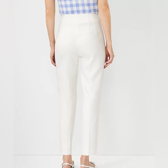 NWOT Ann Taylor Petite Slim Pants in Winter White Color - Picture 2 of 9